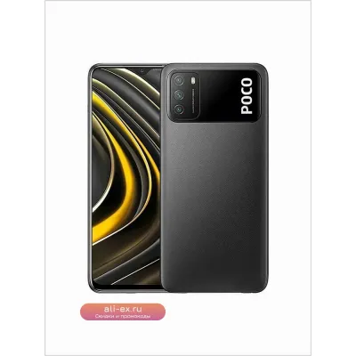 Смартфон Xiaomi Poco M3 4/64 ГБ, Черный