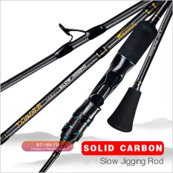 Спиннинговое удилище Mavllos Tomas для джиггинга, тунца и форели, 30-200г/80-350г, карбон, цельный кончик, морское джиггинговое удилище