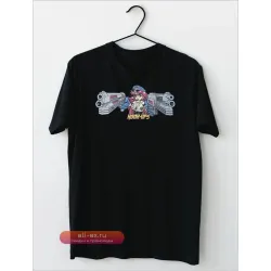 Футболка "Hookups Skateboard Cop Girl With Guns"