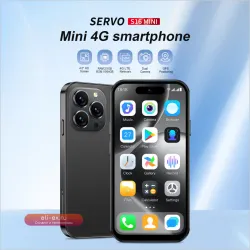 Мини-смартфон SERVO S16 4G LTE, Android 12, 64GB, Dual SIM, WiFi, Face Unlock, 4.0"