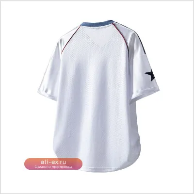 Мужская спортивная футболка с ретро-принтом 2025 Summer Retro Street