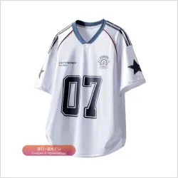 Мужская спортивная футболка с ретро-принтом 2025 Summer Retro Street