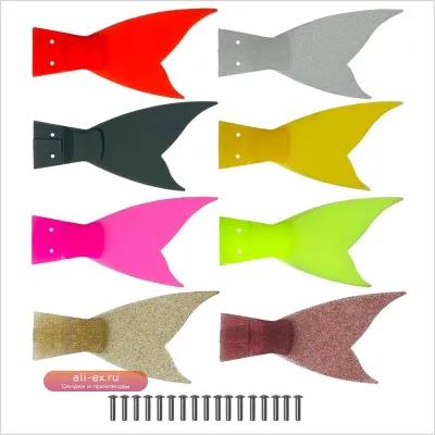 Запасные хвостики для гигантских приманок (6 шт.)