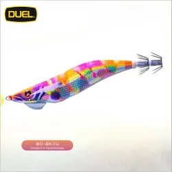 DUEL Japan Tungsten Флуоресцентная Приманка для Кальмара с Реалистичным Хвостом 3.5