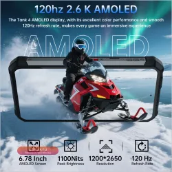 Unihertz 8849 Tank 4: Смартфон с проектором 720P, AMOLED 6.78", 512GB, 11600mAh, Android 14