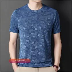 Мужская футболка с коротким рукавом из шелка Mulberry