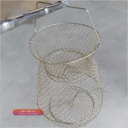 Премиальная металлическая корзина для рыбалки