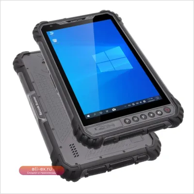 Промышленный планшет 8 дюймов, Windows 10, 8GB RAM, 256GB ROM, FHD 1920x1200, 450 нит, 13MP, NFC, 5000mAh