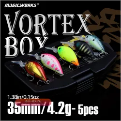 Микро колеблющиеся воблеры Magic Works 35мм 4.2г для ловли форели