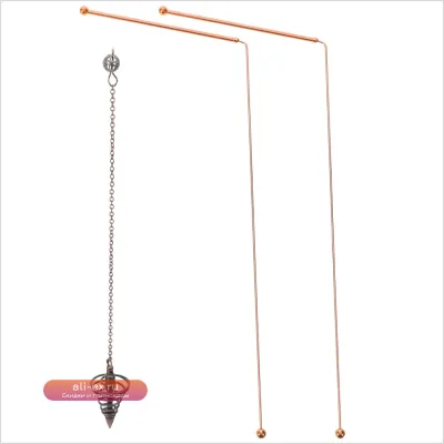 Латунные рамки-лозоискатели для обнаружения, маятник-подвеска, для поиска призраков и духовных исследований