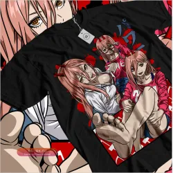 Футболка "Человек-бензопила" Макима Дэнджи с принтом Аниме Манга - Лучший Подарок