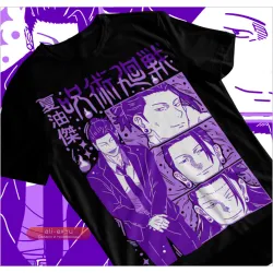 Футболка Jujutsu Kaisen Гето Сугуру и Годжо Сатору для девушек