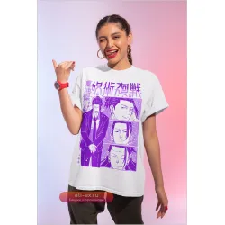 Футболка Jujutsu Kaisen Гето Сугуру и Годжо Сатору для девушек