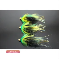 Tigofly 24 шт. мушки streamer для рыбалки на лосося, форель, стальноголового лосося