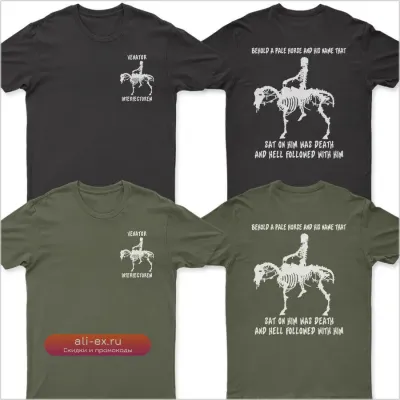 Футболка Naval Seals Devgru "Silver Squadron Pale Rider"