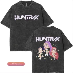 Винтажная футболка "Охотники на демонов" K-Pop Saja Boys