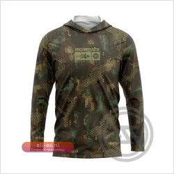 Мужская толстовка RIGHTTRACK с капюшоном, камуфляжная, для рыбалки, охоты, туризма, UPF50