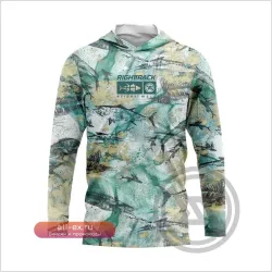 Мужская толстовка RIGHTTRACK с капюшоном, камуфляжная, для рыбалки, охоты, туризма, UPF50