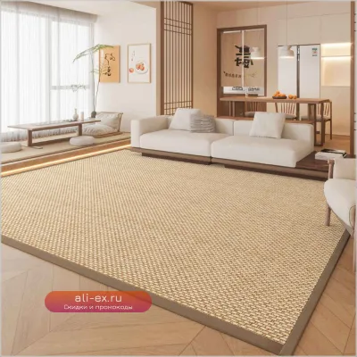 Летний татами-циновка из ротанга для гостиной, спальни, чайной комнаты, бамбук, простой уход