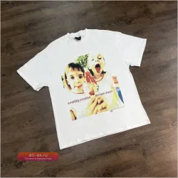 Футболка Yao Fashion Vintage Punk Rock Oversize с принтом унисекс