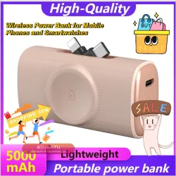 Повербанк беспроводной Dual Head Wireless Power Bank 10000 mAh