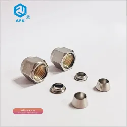 Муфты и феррулы для трубок 4-12 мм: комплесные решения для компрессионных соединений