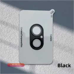 Защитная пленка для камеры iPhone 17 из закаленного стекла 9H+ с металлической текстурой Brushed Armor