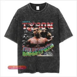 Футболка Mike Tyson Vintage Washed Retro Boxing