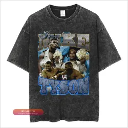 Футболка Mike Tyson Vintage Washed Retro Boxing