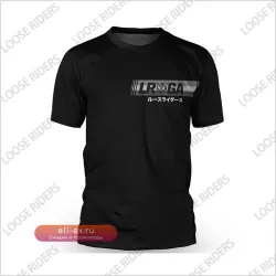 Футболка для маунтинбайка Loose Rider MTB, BMX, Downhill, гоночная, спортивная, с коротким рукавом, для велоспорта на открытом воздухе