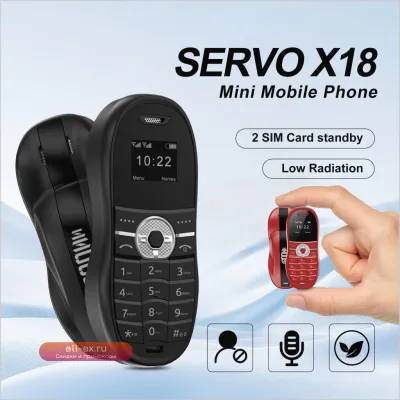 SERVO X18 Mini 2G GSM Dual SIM Bluetooth MP3 Черный