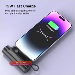 CHICNOD Power Bank 5000mAh Mini, портативное зарядное устройство с быстрой зарядкой для iPhone, Samsung, Xiaomi