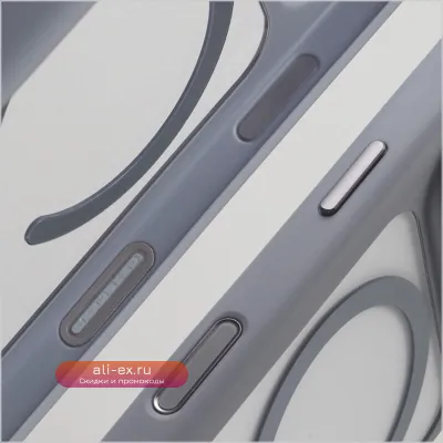 Прозрачный противоударный чехол для iPhone 17 Pro/17/17 Pro Max с защитой камеры и поддержкой MagSafe