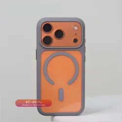 Прозрачный противоударный чехол для iPhone 17 Pro/17/17 Pro Max с защитой камеры и поддержкой MagSafe