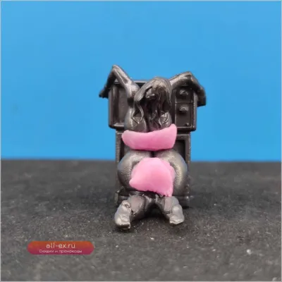 Уникальная старинная латунная миниатюрная фигурка в стиле дарк-арт, креативное ручное настольное украшение, арт-коллекционная модель