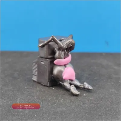 Уникальная старинная латунная миниатюрная фигурка в стиле дарк-арт, креативное ручное настольное украшение, арт-коллекционная модель