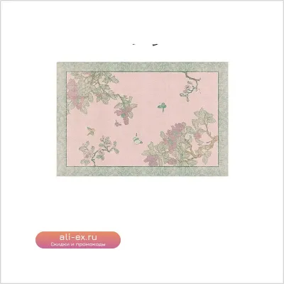 Складной розовый диванный коврик для пола в стиле французского ретро без формальдегида