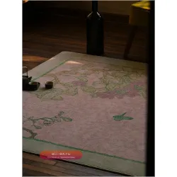 Складной розовый диванный коврик для пола в стиле французского ретро без формальдегида