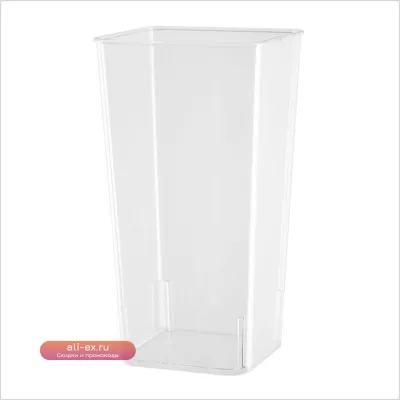 Кристальная ваза-контейнер для цветов на стол, балкон, в дом и офис