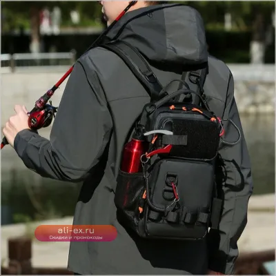 Многофункциональный рыболовный рюкзак с держателями для удочек, нагрудная сумка для туризма, кемпинга и скалолазания