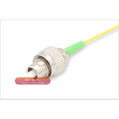 Оптический пигтейл FC 0.9мм SM 1-2м (FC/UPC/APC) желтый, 9/125мкм (50 шт.)