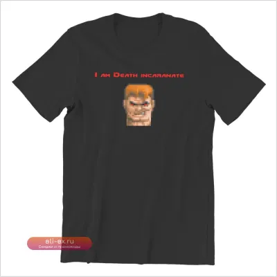 Футболка Wolfenstein 3D Geek Retro для мужчин большого размера