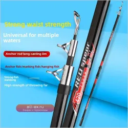 Универсальное спиннинговое удилище Fishing Sale Handle Tournament Tuning для морской и пресноводной рыбалки, высокочувствительное, телескопическое, легкое