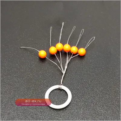 50 шт./лот рыболовный поплавок-шар оранжевый, размер 00#-5#, пенопластовый, 5-15 мм, для пресной воды, снасти для рыбалки, арт. 00085