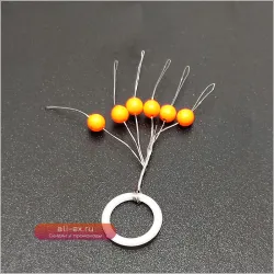 50 шт./лот рыболовный поплавок-шар оранжевый, размер 00#-5#, пенопластовый, 5-15 мм, для пресной воды, снасти для рыбалки, арт. 00085