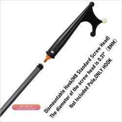 Запасной пластиковый крюк SANLIKE для лодки с резьбой 1/4 дюйма