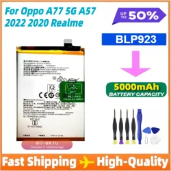Аккумулятор BLP923 5000mAh для Oppo A77 5G, A57, Realme C51, 11X, OnePlus Nord N300, N20 SE