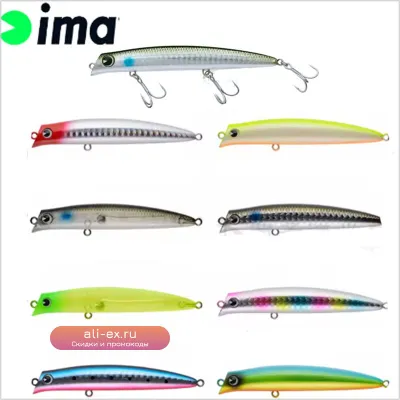 Japan Imported IMA Komomo Floating Mino Mimic Surface Hard Bait
