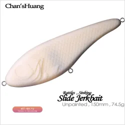 Jiangshi 5 шт. неокрашенные заготовки приманки 15 см 74,5 г тонущие с погремушками для ручной оснастки