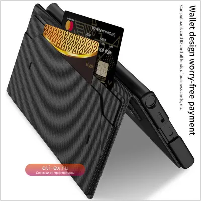 Чехол-бумажник GKK Flip Leather с магнитной застежкой и подставкой для Samsung Galaxy S24 Ultra / S23 Ultra